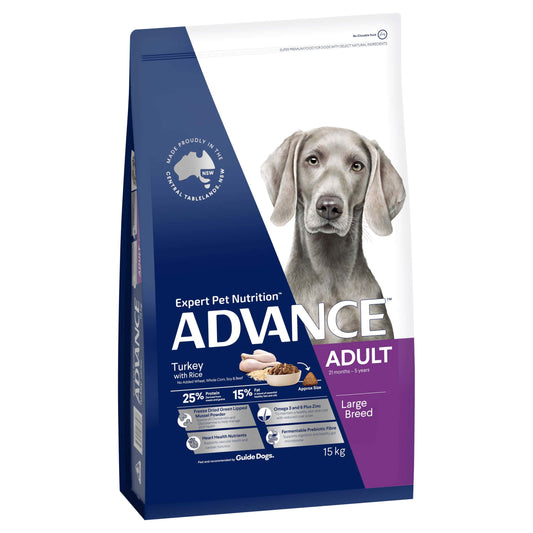 Advance Large Plus Adult Turkey Dry Dog Food