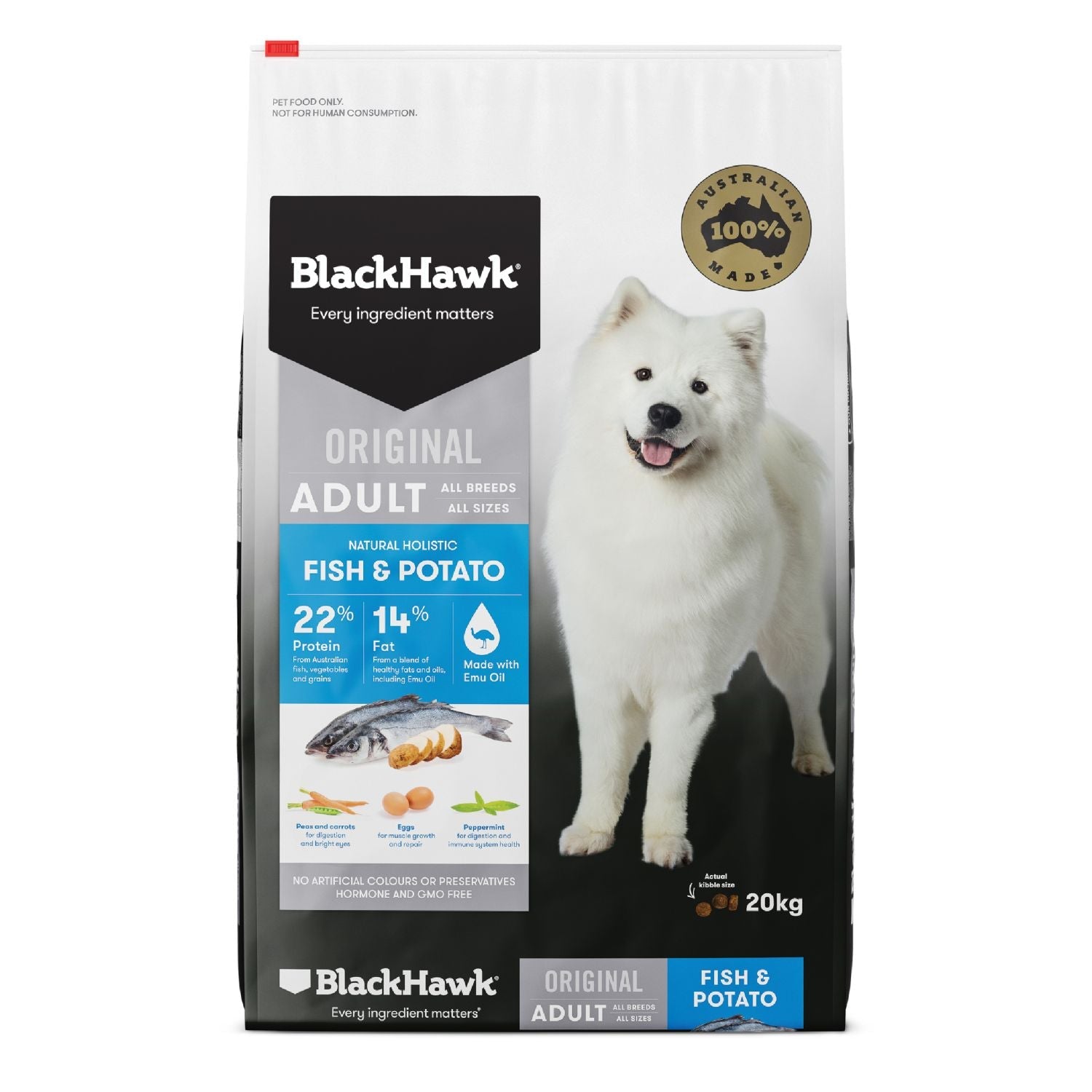 Black Hawk Adult Fish & Potato Dry Dog Food (122713000002) [default_color]