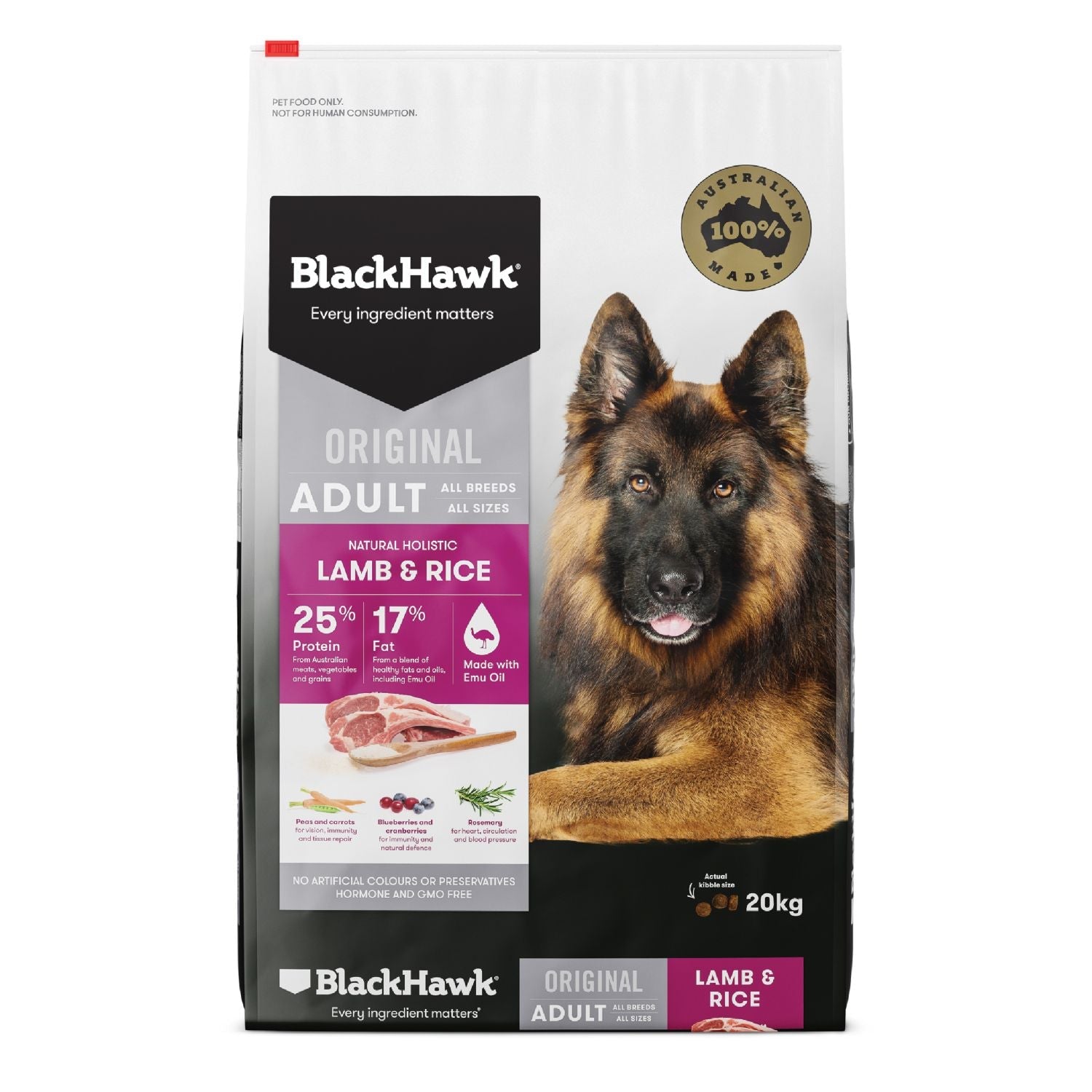 Black Hawk Adult Lamb & Rice Dry Dog Food (122713000003) [default_color]