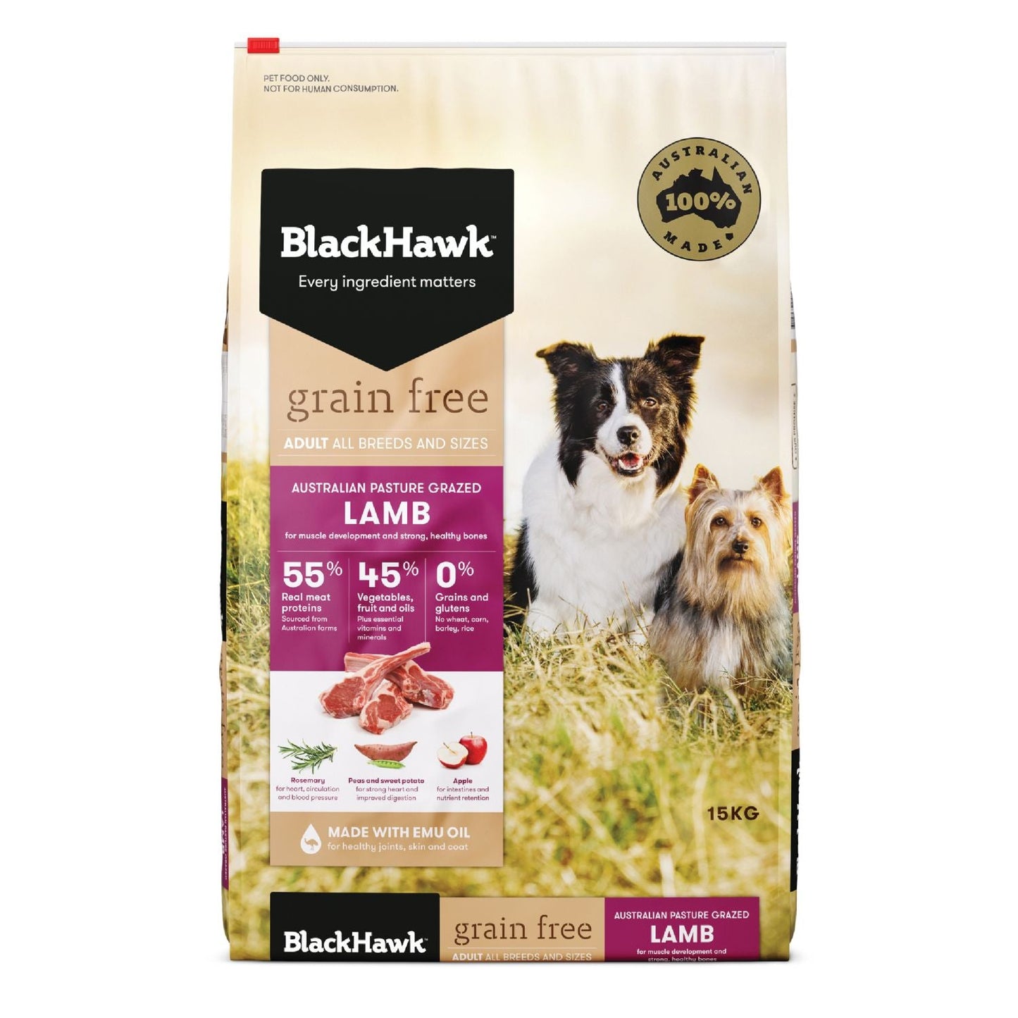 Black Hawk Grain Free Adult Lamb Dry Dog Food (122713000030) [default_color]