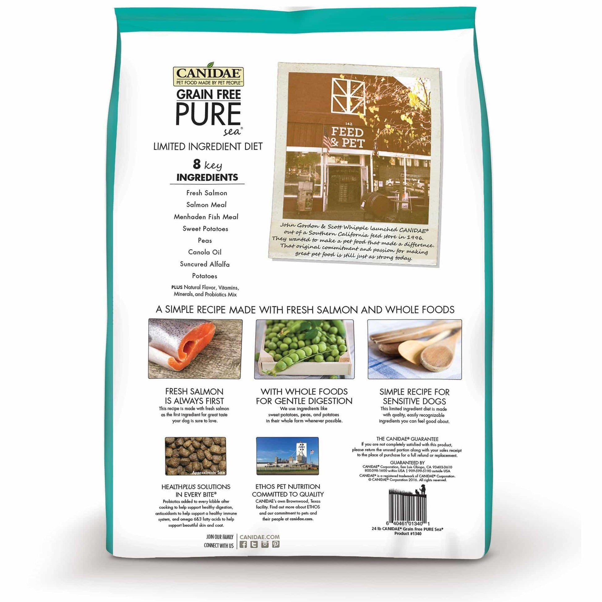 Canidae Pure Dog Grain Free Adult Salmon & Sweet Potato Dry Dog Food (122714000022) [default_color]