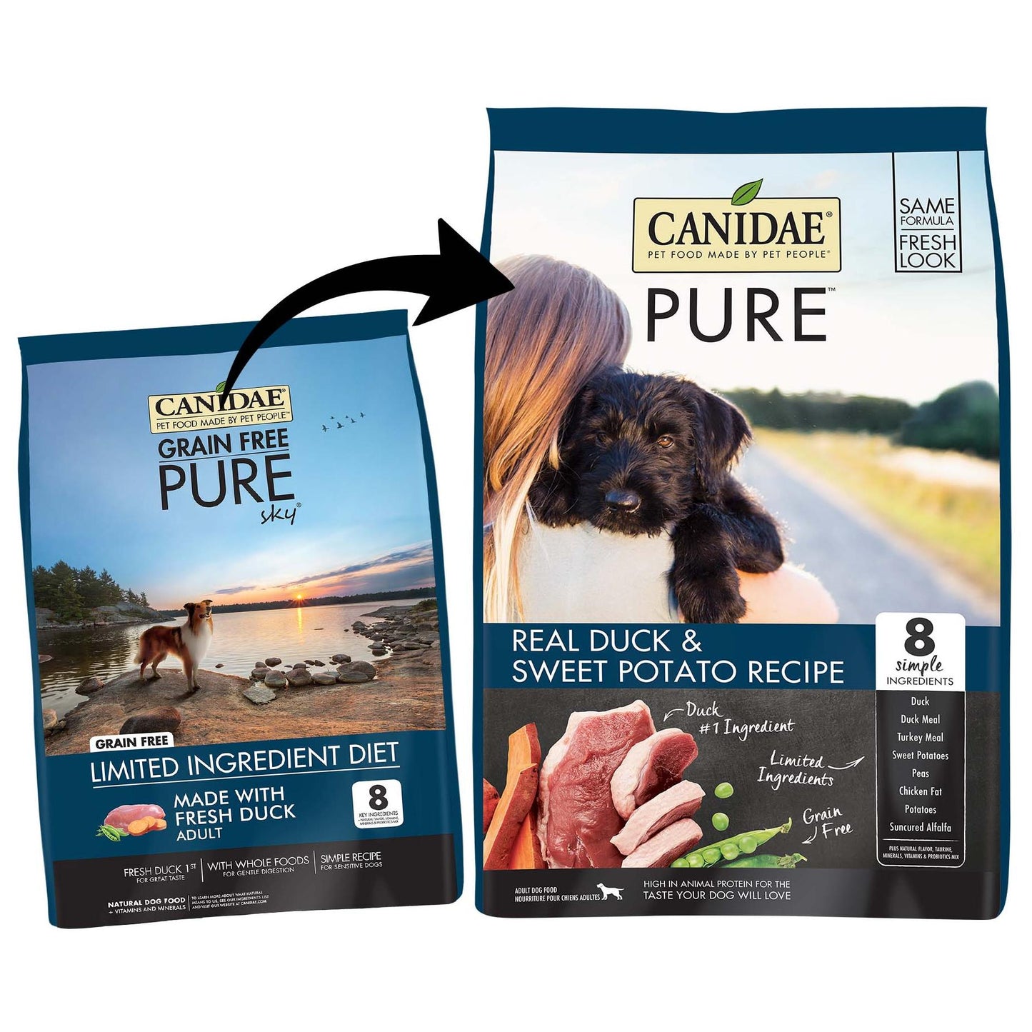 Canidae Pure Dog Grain Free Adult Duck Dry Dog Food (122714000029) [default_color]