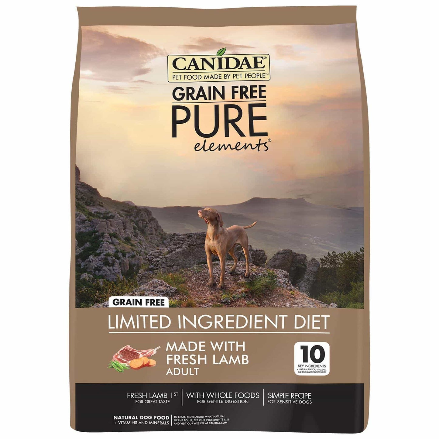 Canidae Pure Dog Grain Free Adult Lamb & Pea Dry Dog Food (122714000037) [default_color]