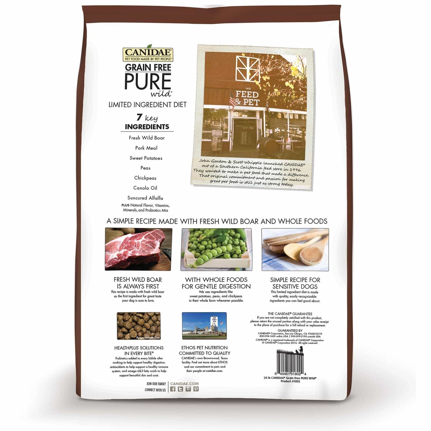 CANIDAE PURE Dog GF Wild Boar (122714000090) [default_color]