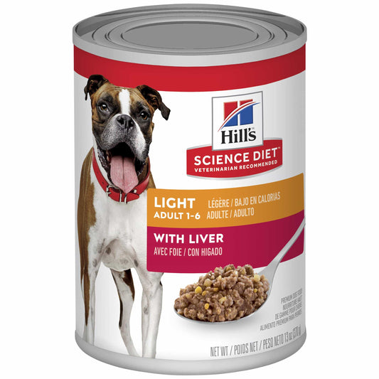 Hill's Science Diet Adult Light Liver Wet Dog Food 370G (122718000033) [default_color]