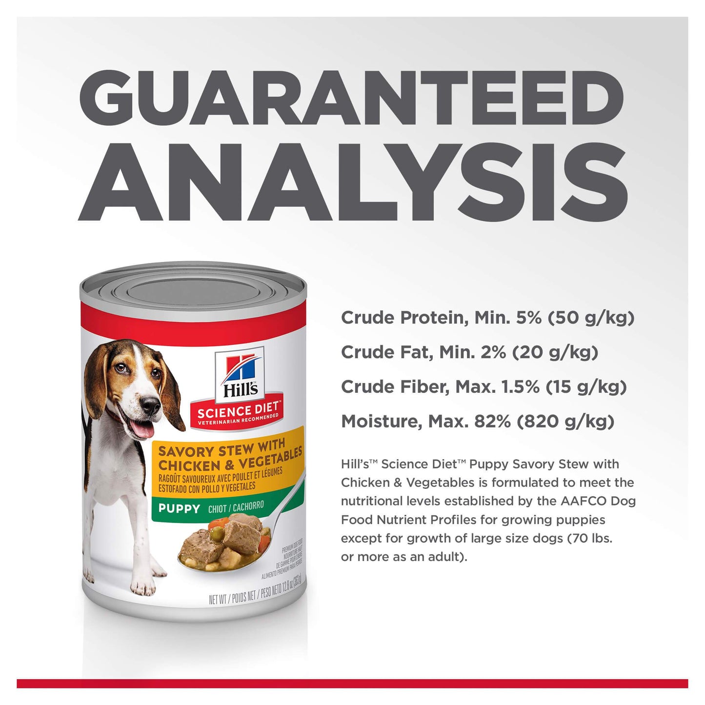 Hill's Science Diet Savory Stew Puppy Chicken & Vegetable Wet Dog Food