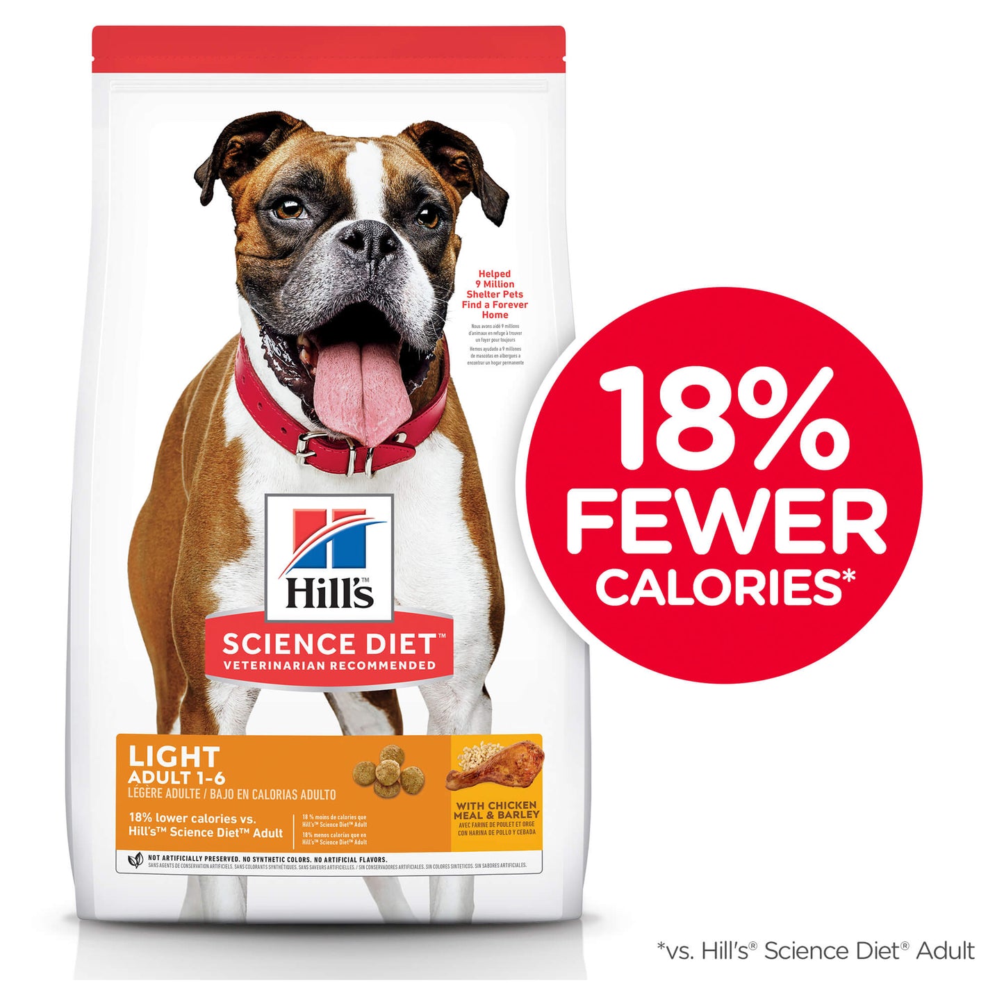 Hill's Science Diet Light Adult Chicken Dry Dog Food (122718000095) [default_color]