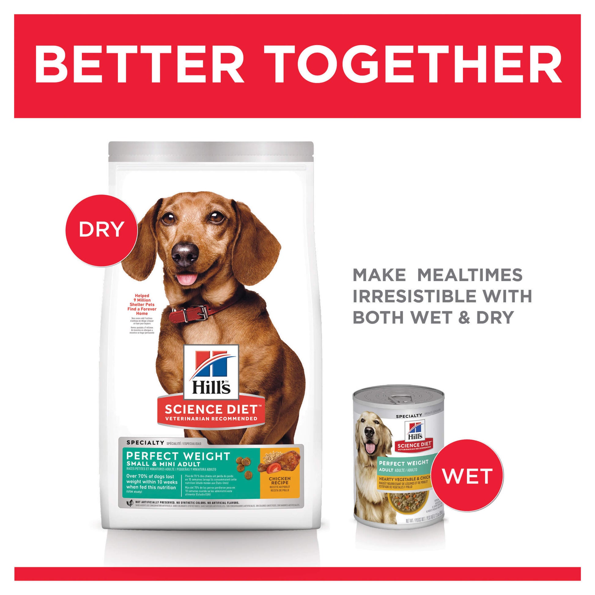 Hill's Science Diet Small & Mini Breed Perfect Weight Adult Chicken Dry Dog Food (122718000139) [default_color]