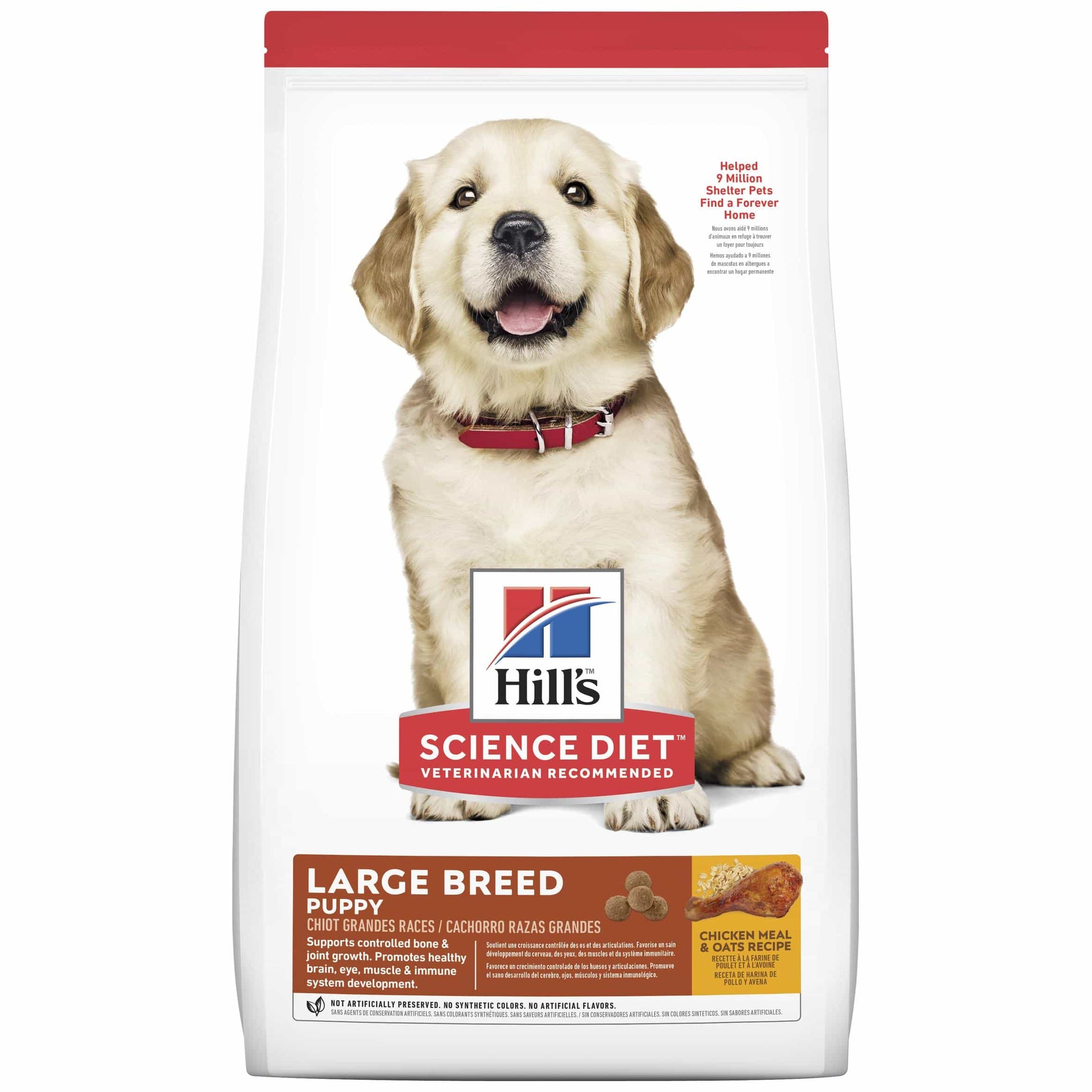 Hill's Science Diet Large Breed Puppy Chicken Dry Dog Food (122718000147) [default_color]