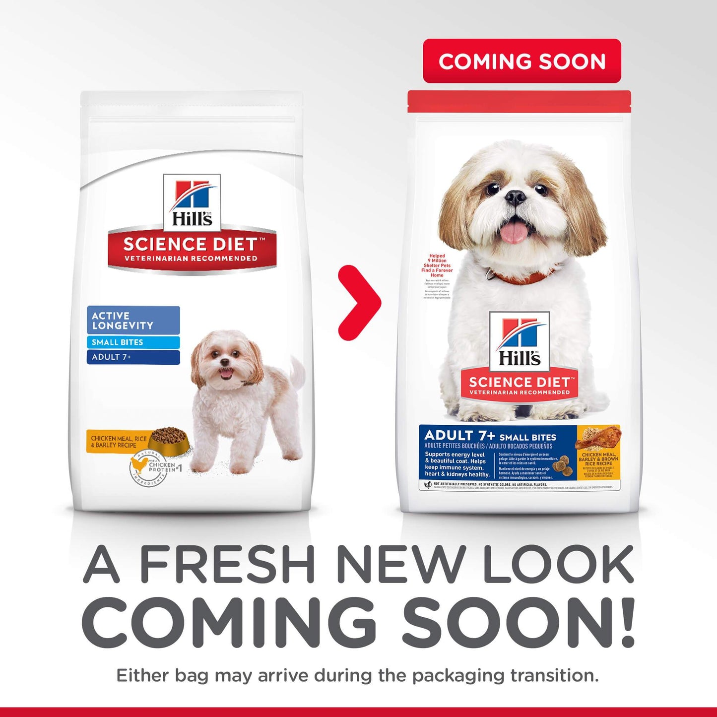 Hill's Science Diet Small Bites Senior Chicken Dry Dog Food