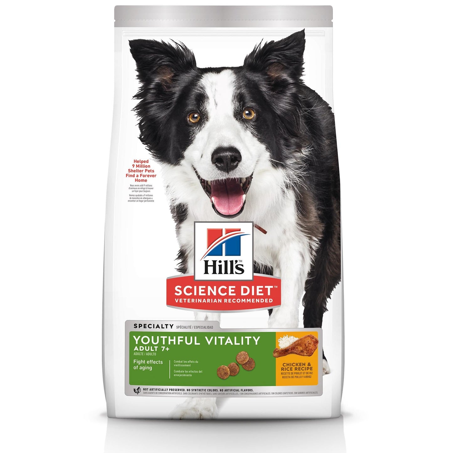 Hill's Science Diet Youthful Vitality Senior Chicken Dry Dog Food