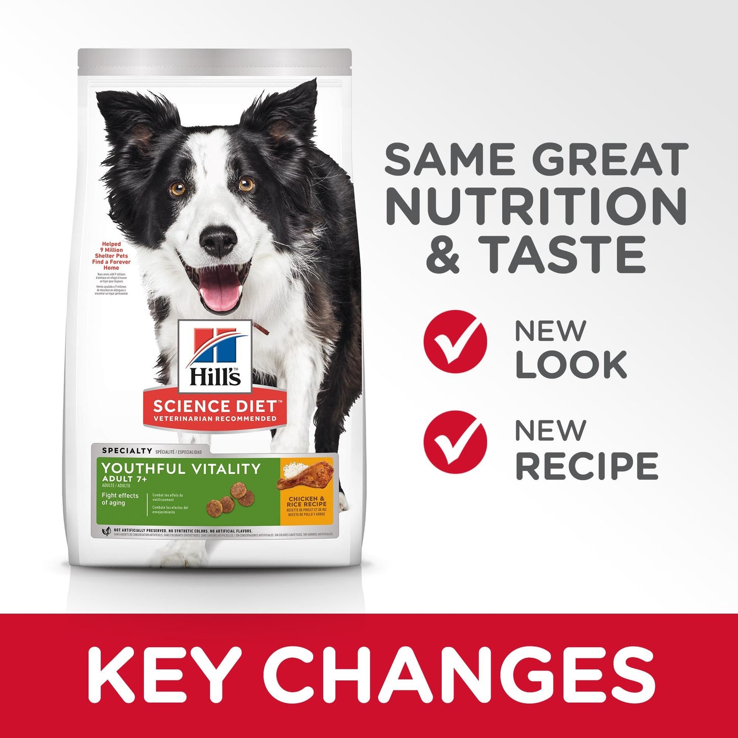 Hill's Science Diet Youthful Vitality Senior Chicken Dry Dog Food