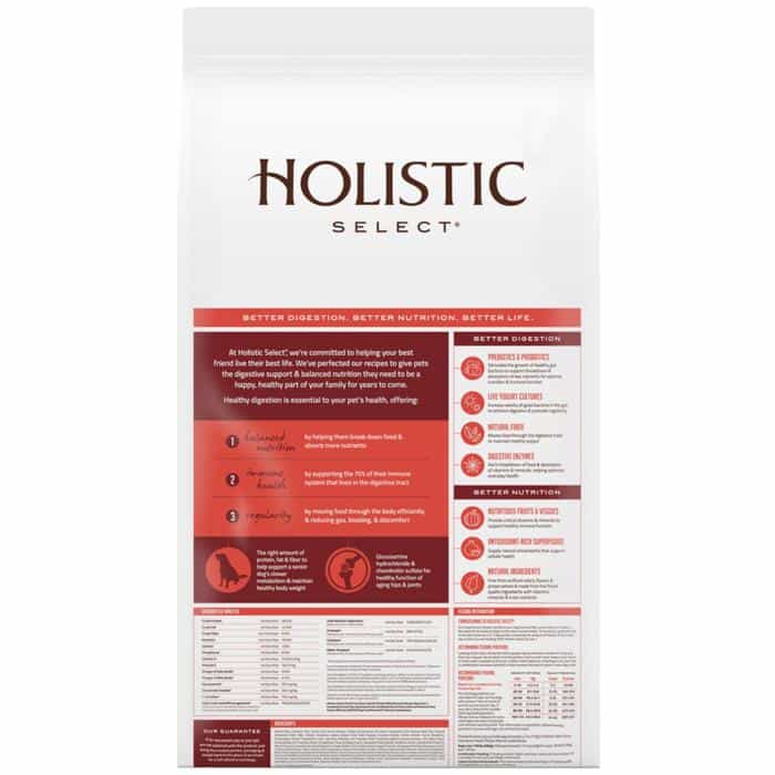 Holistic Select Senior Health Chicken & Lentil Dry Dog Food (122719000073) [default_color]