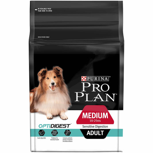 Pro Plan Medium Breed With OptiDigest Adult Dry Dog Food