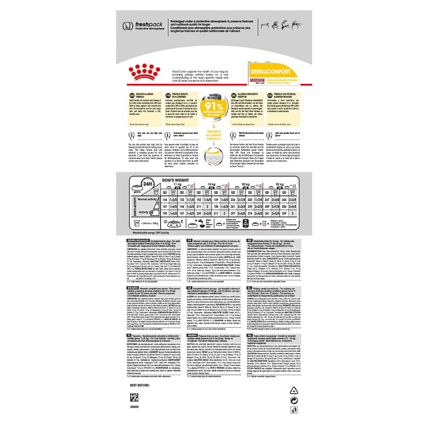Royal Canin Dermacomfort Adult Dry Dog Food (122725000017) [default_color]