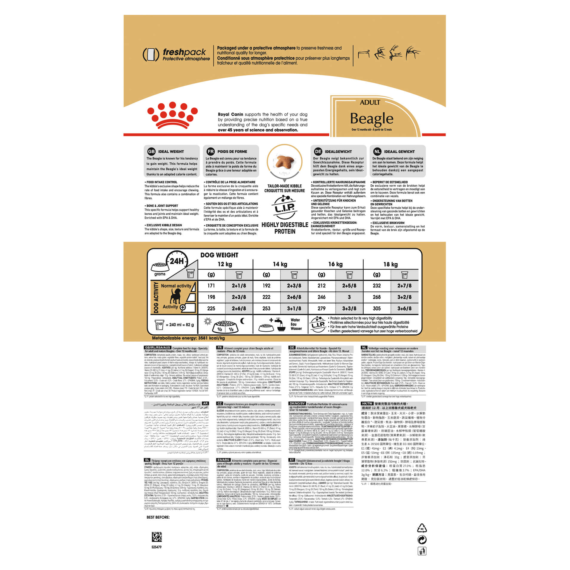 Royal Canin Beagle Adult Dry Dog Food (122725000032) [default_color]