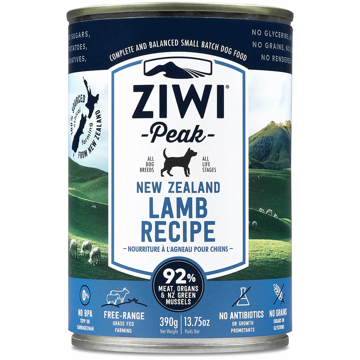 Ziwi Peak Lamb Recipe Wet Dog Food