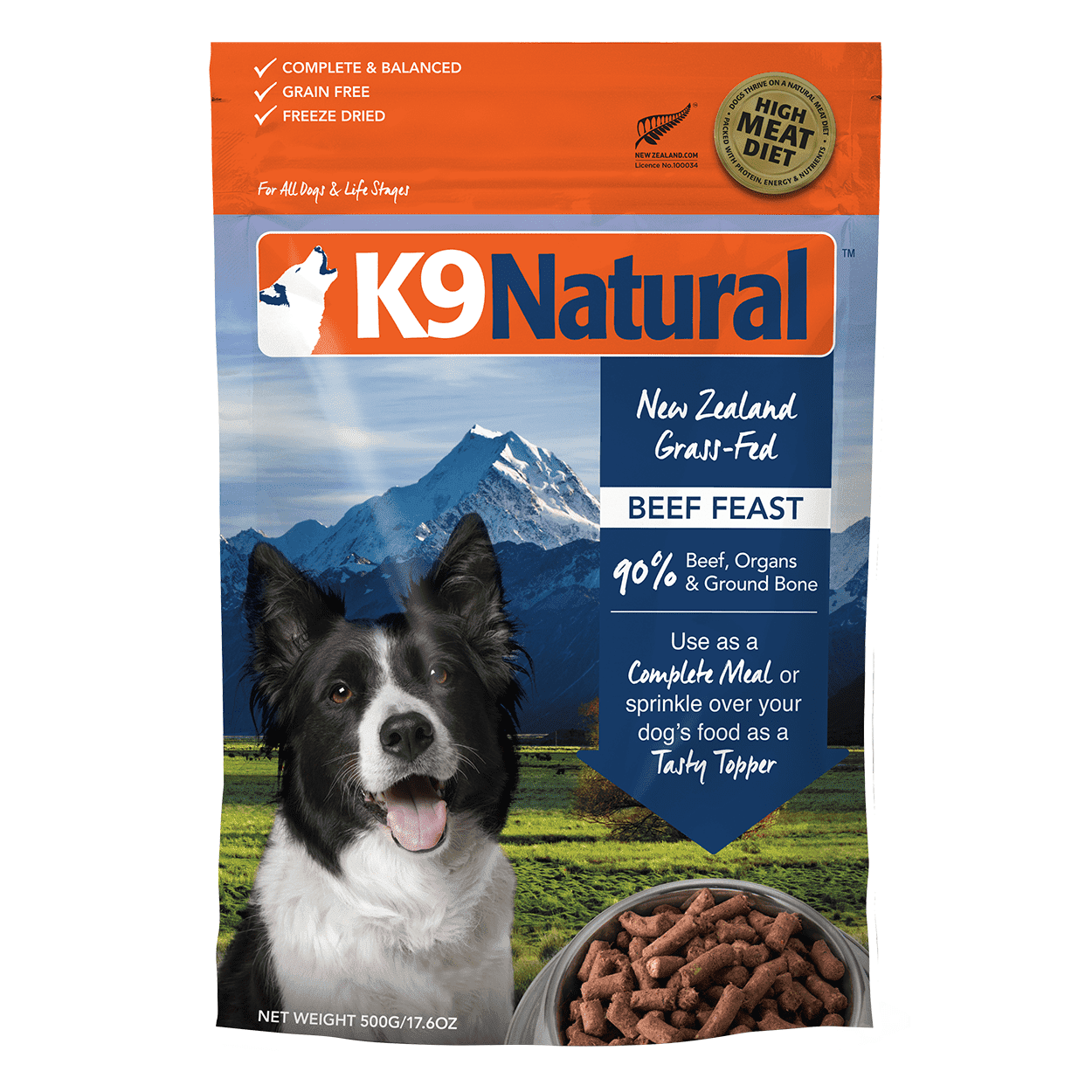 K9 Natural Grain Free Beef Dry Dog Food