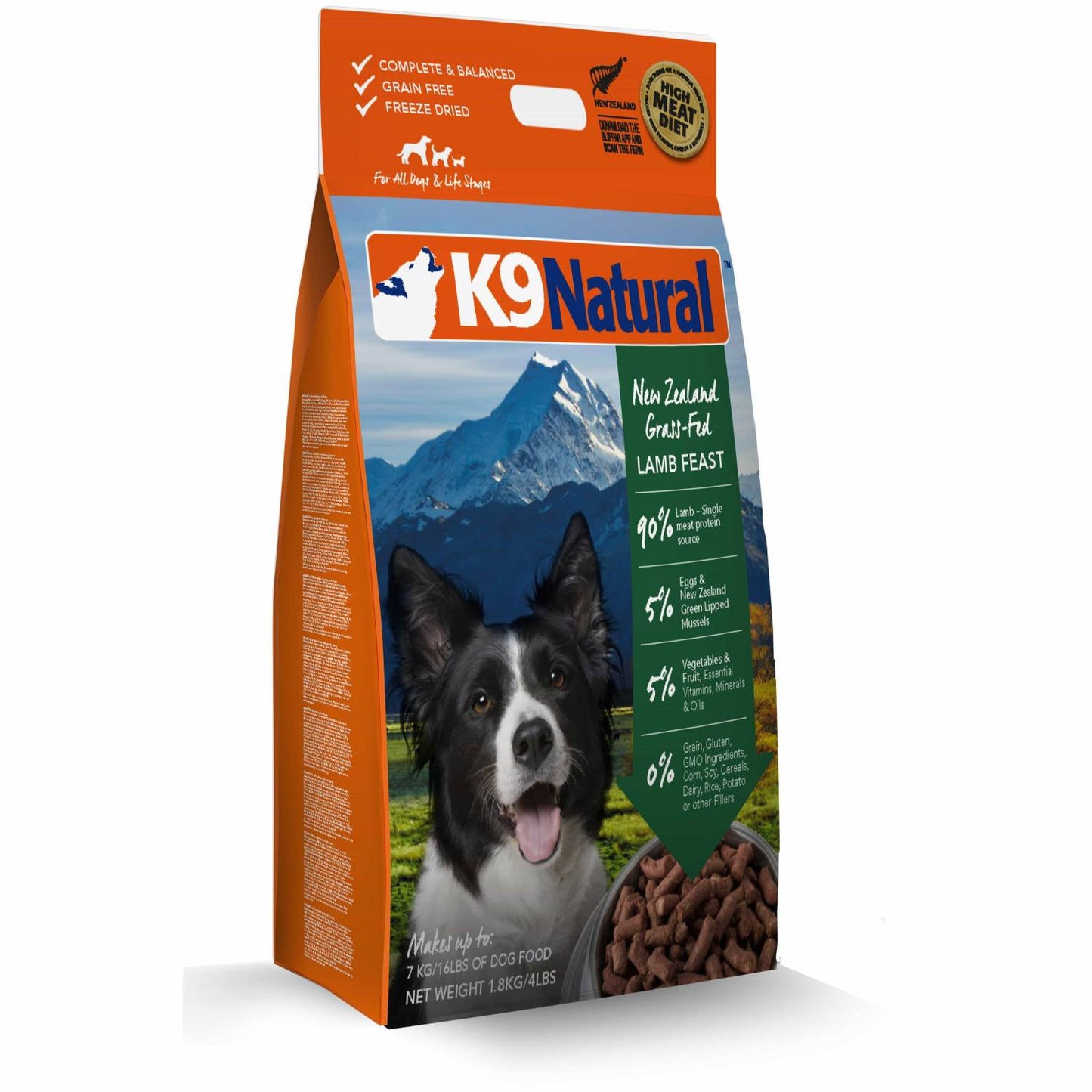 K9 Natural Grain Free Lamb Dry Dog Food
