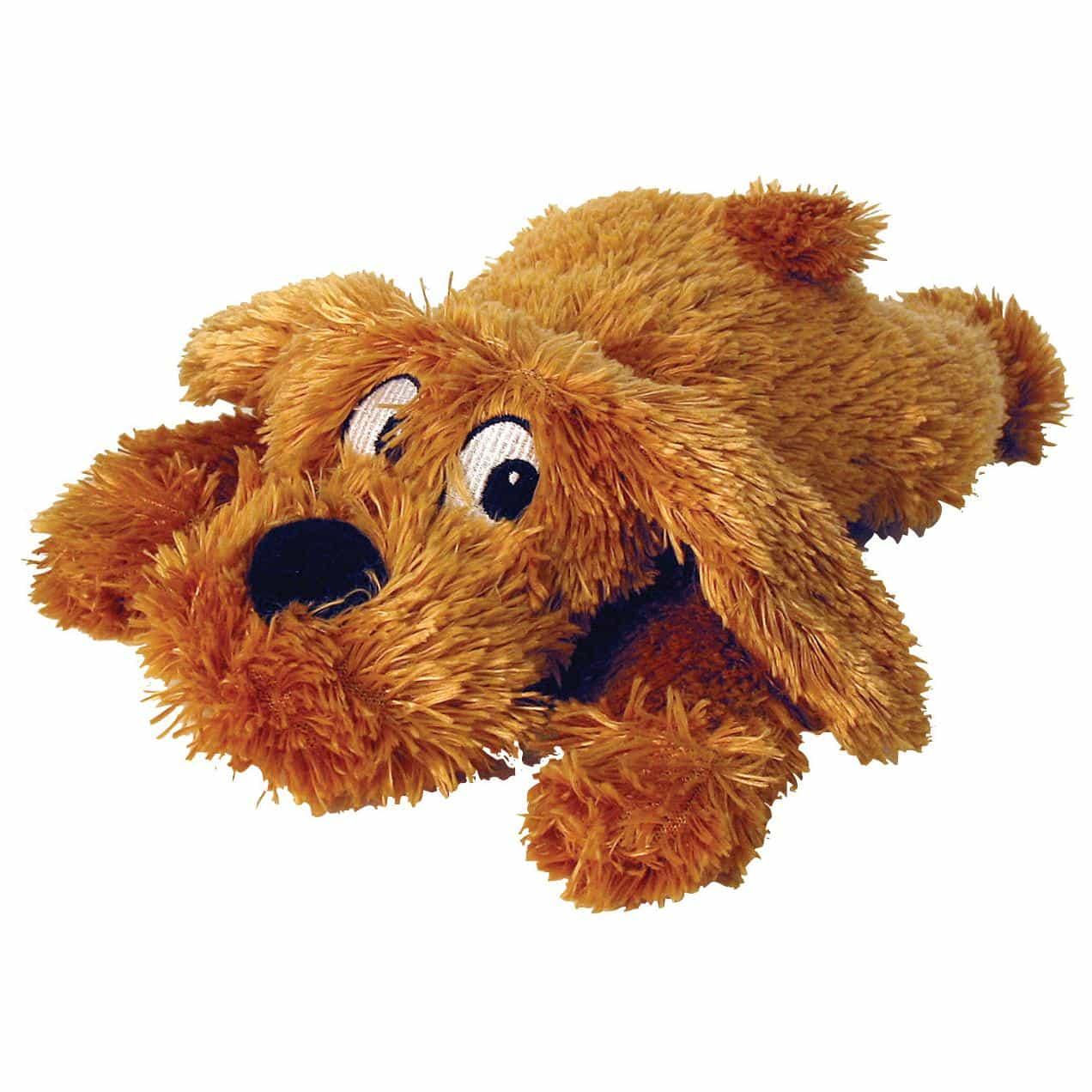 Cuddles Squeaky Plush Muff Pups Dog Toy