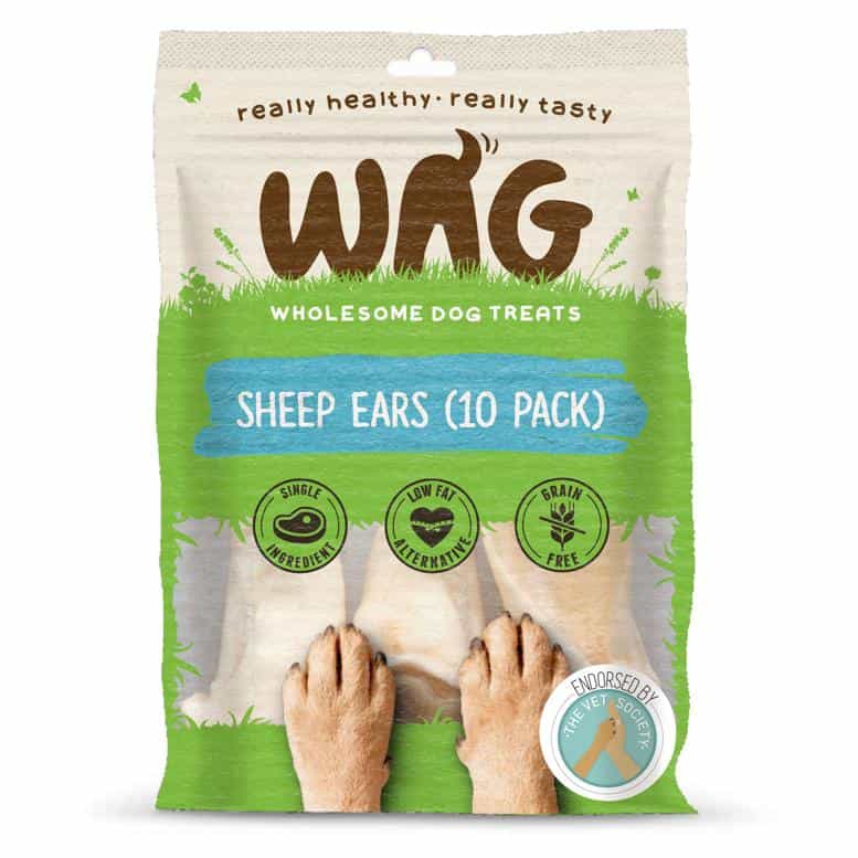 WAG Dog Treats  Sheep Ears 10 pack