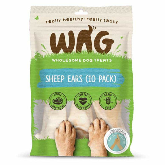 WAG Dog Treats  Sheep Ears 10 pack