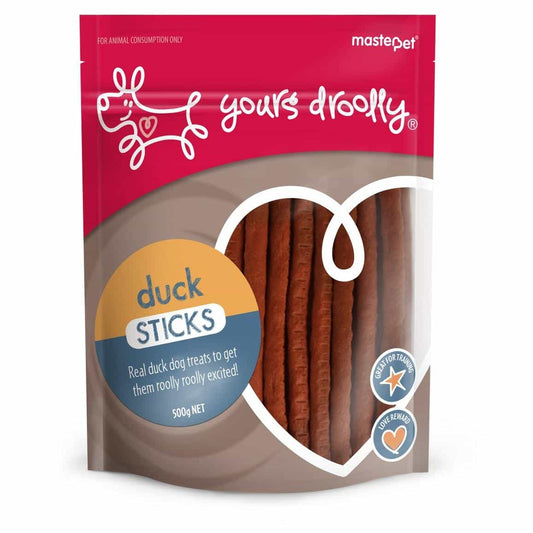 Yours Droolly Duck Sticks Dog Treats