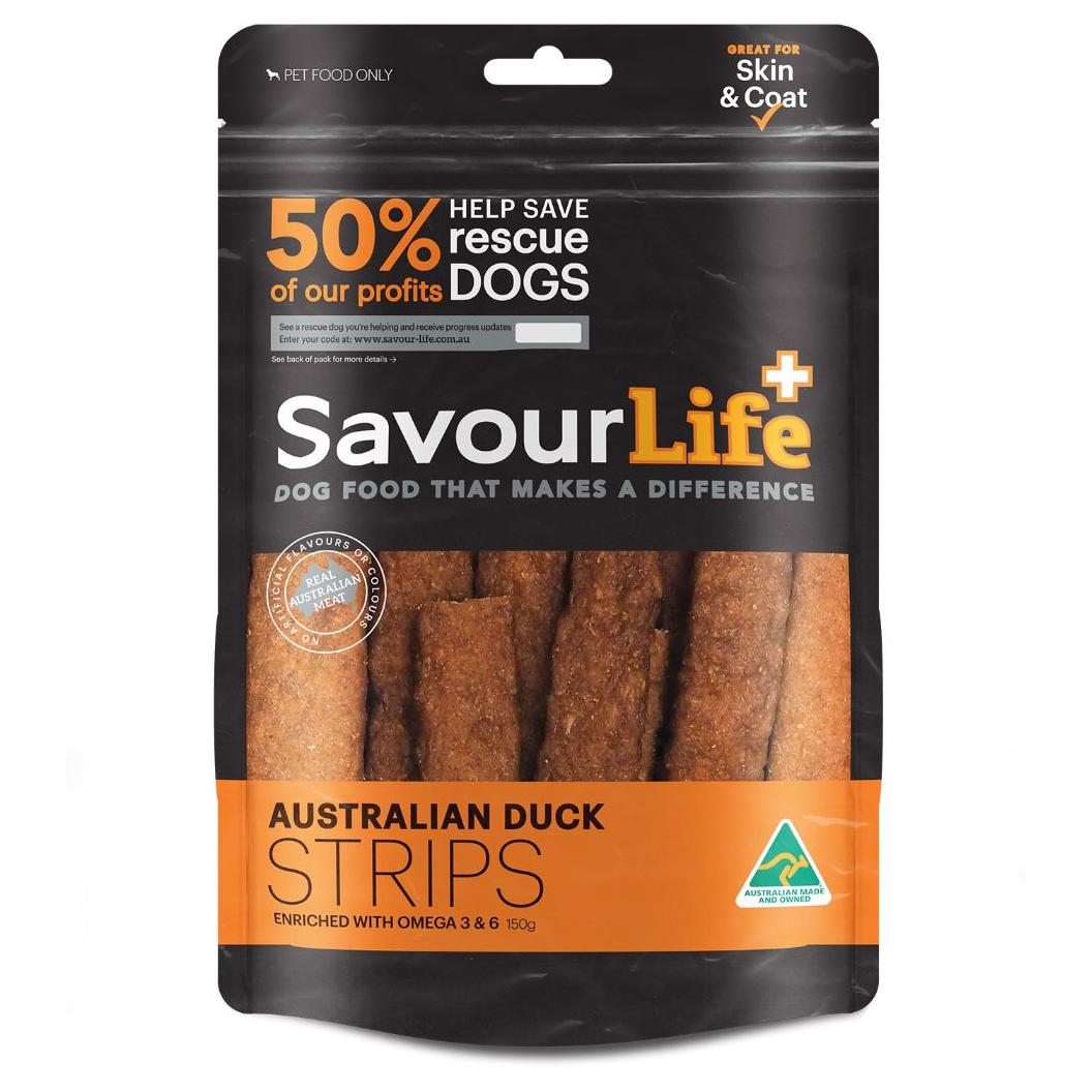 SavourLife Australian Duck Strips Dog Treats