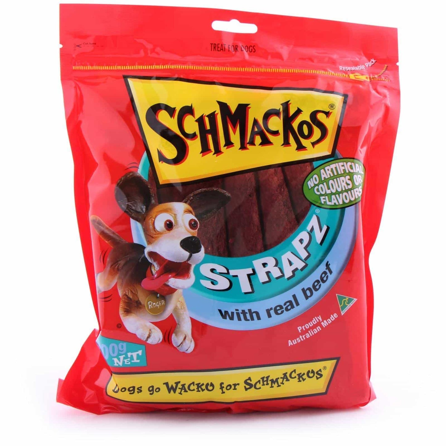 Schmackos  Beef Strapz  Dog Treats