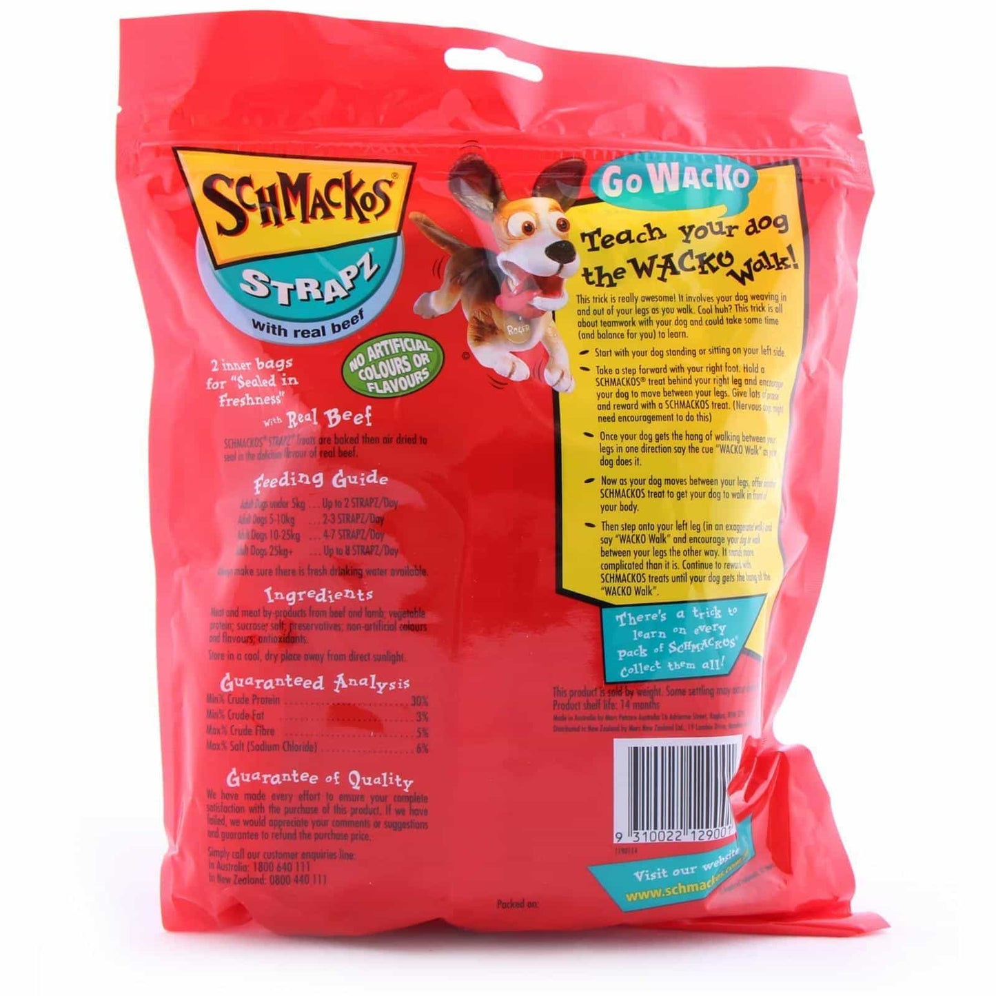 Schmackos  Beef Strapz  Dog Treats