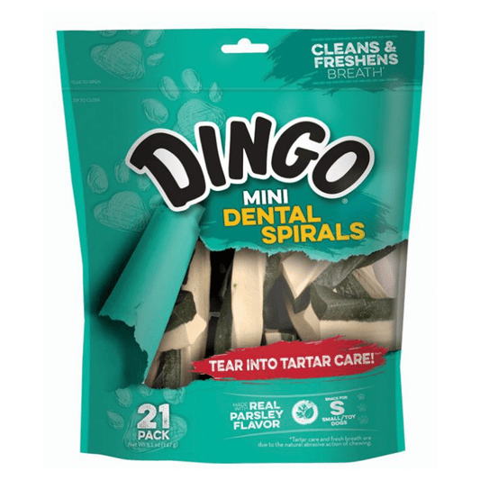 Dingo Dental Care Spirals Dog Treats