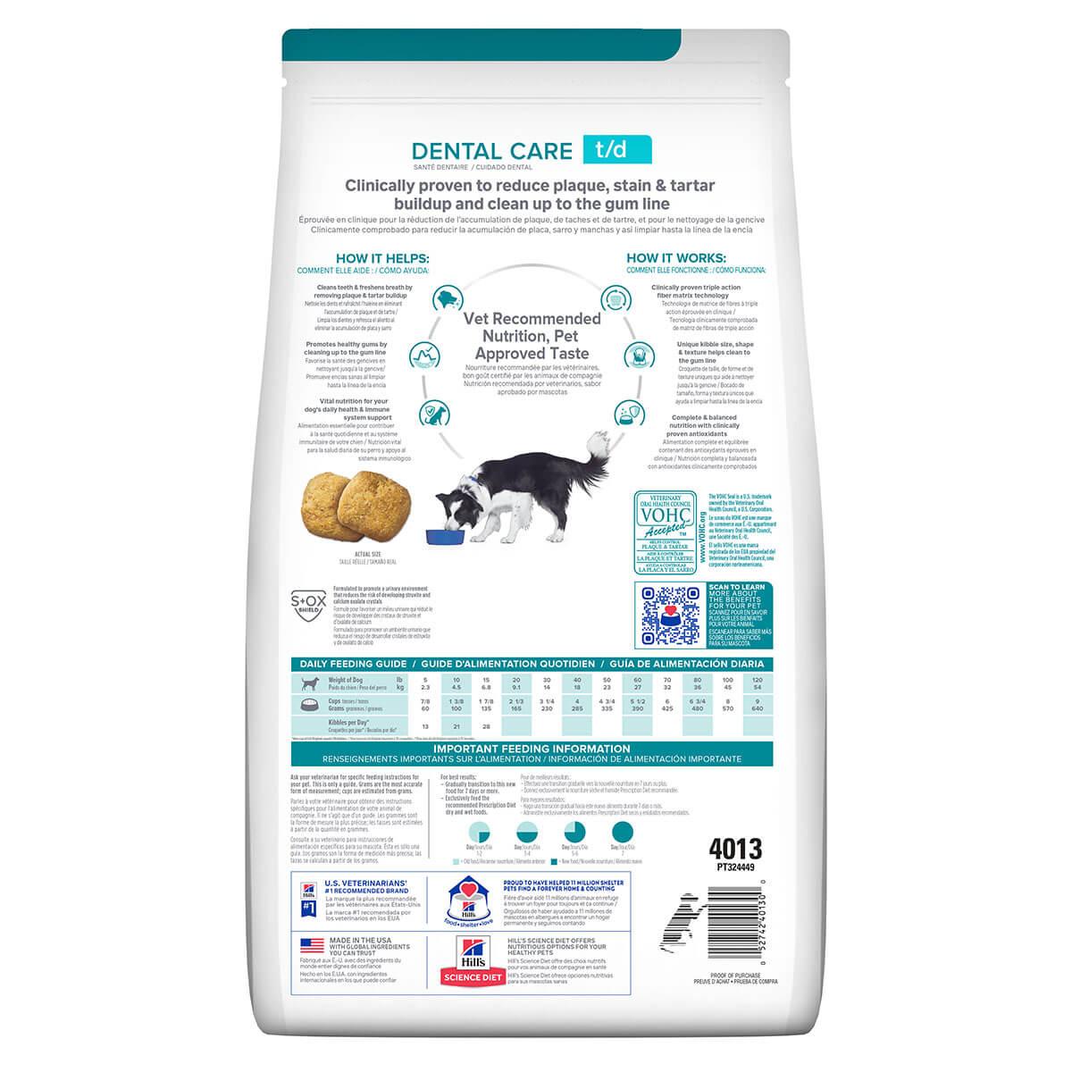 Hill's Prescription Diet T/D Dental Care Dry Dog Food