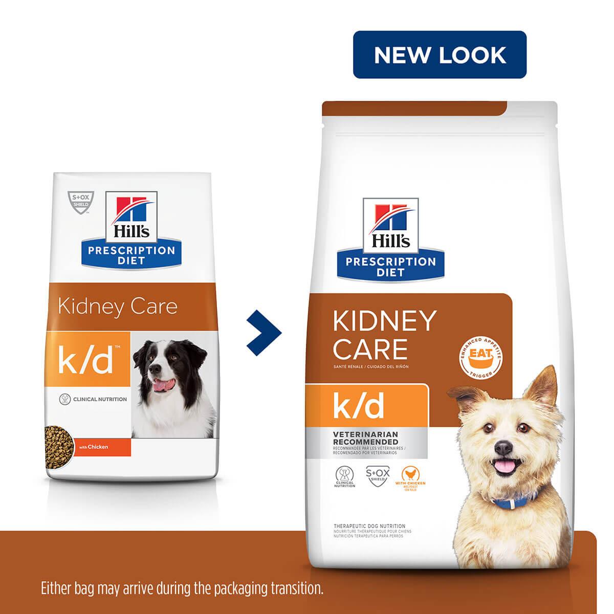 Hill's Prescription Diet K/D Kidney Care Dry Dog Food
