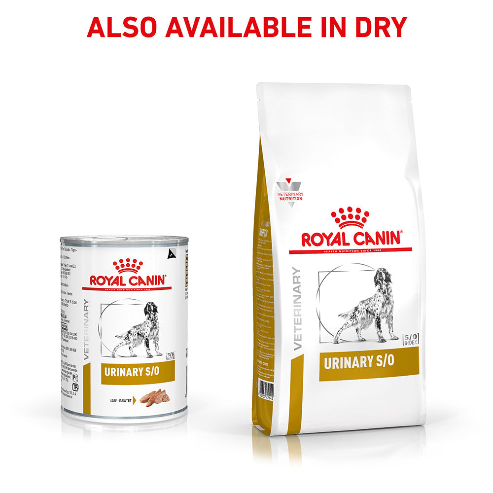 Royal Canin Veterinary Urinary Adult Wet Dog Food Cans