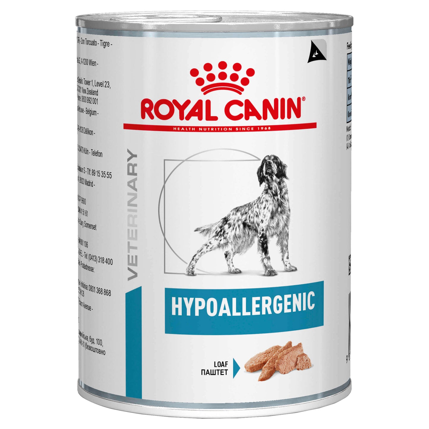 Royal Canin Veterinary Hypoallergenic Wet Dog Food Cans