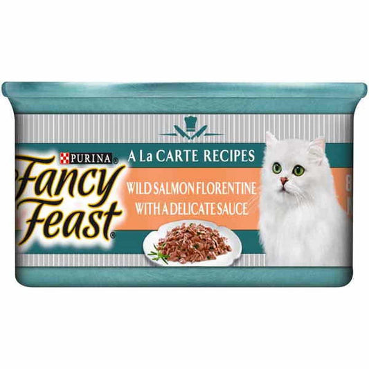 Fancy Feast Sensations Florentine Wild Salmon In A Delicate Sauce Wet Cat Food 85G (131813000087) [default_color]