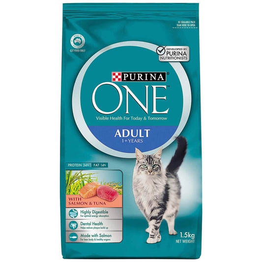 Purina One Adult Salmon & Tuna Dry Cat Food