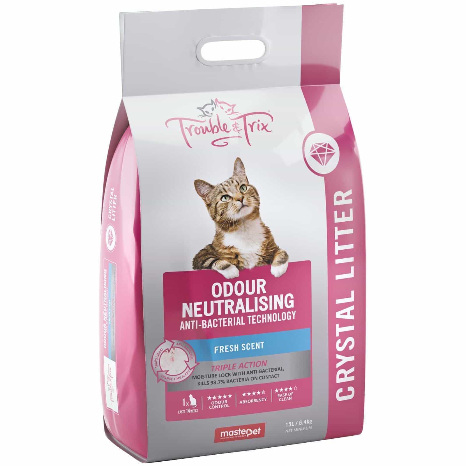 Trouble & Trix Fresh Scent Anti Bacterial Crystal Cat Litter (132212000021) [default_color]