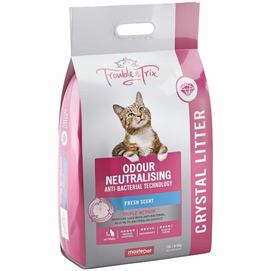 Trouble & Trix Fresh Scent Anti Bacterial Crystal Cat Litter (132212000021) [default_color]