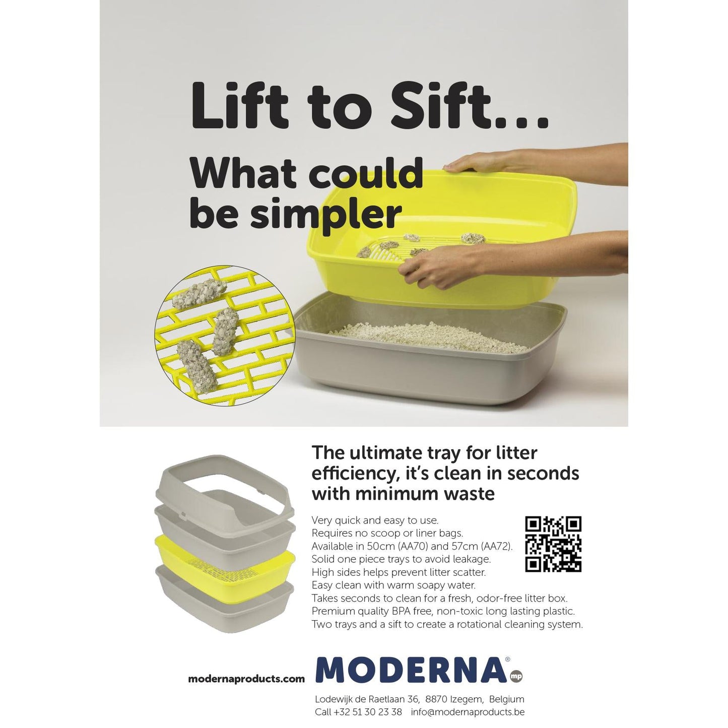 Moderna Lift To Sift Litter Tray