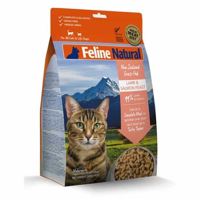 Feline Natural Lamb & Salmon Freeze Dried Cat Food