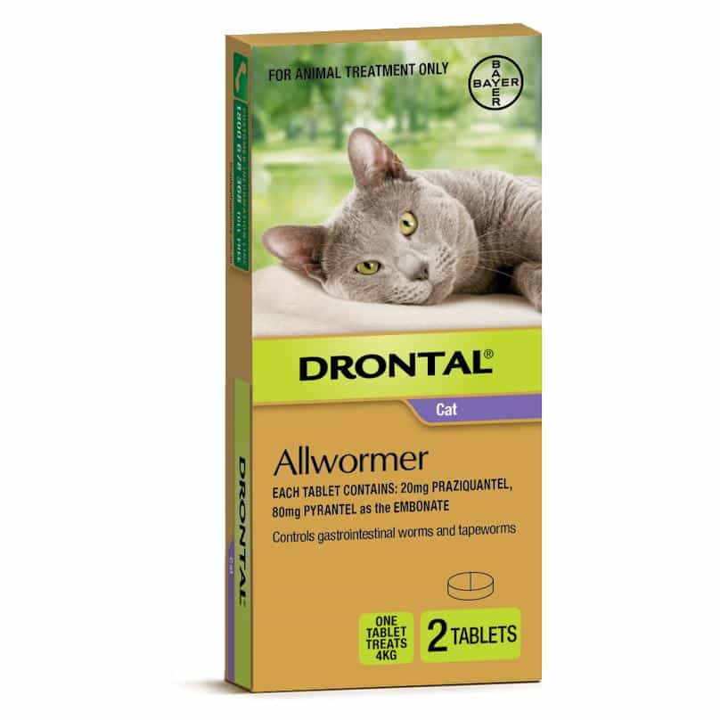 Drontal Ellipsoid Allwormer 4kg Small Cats