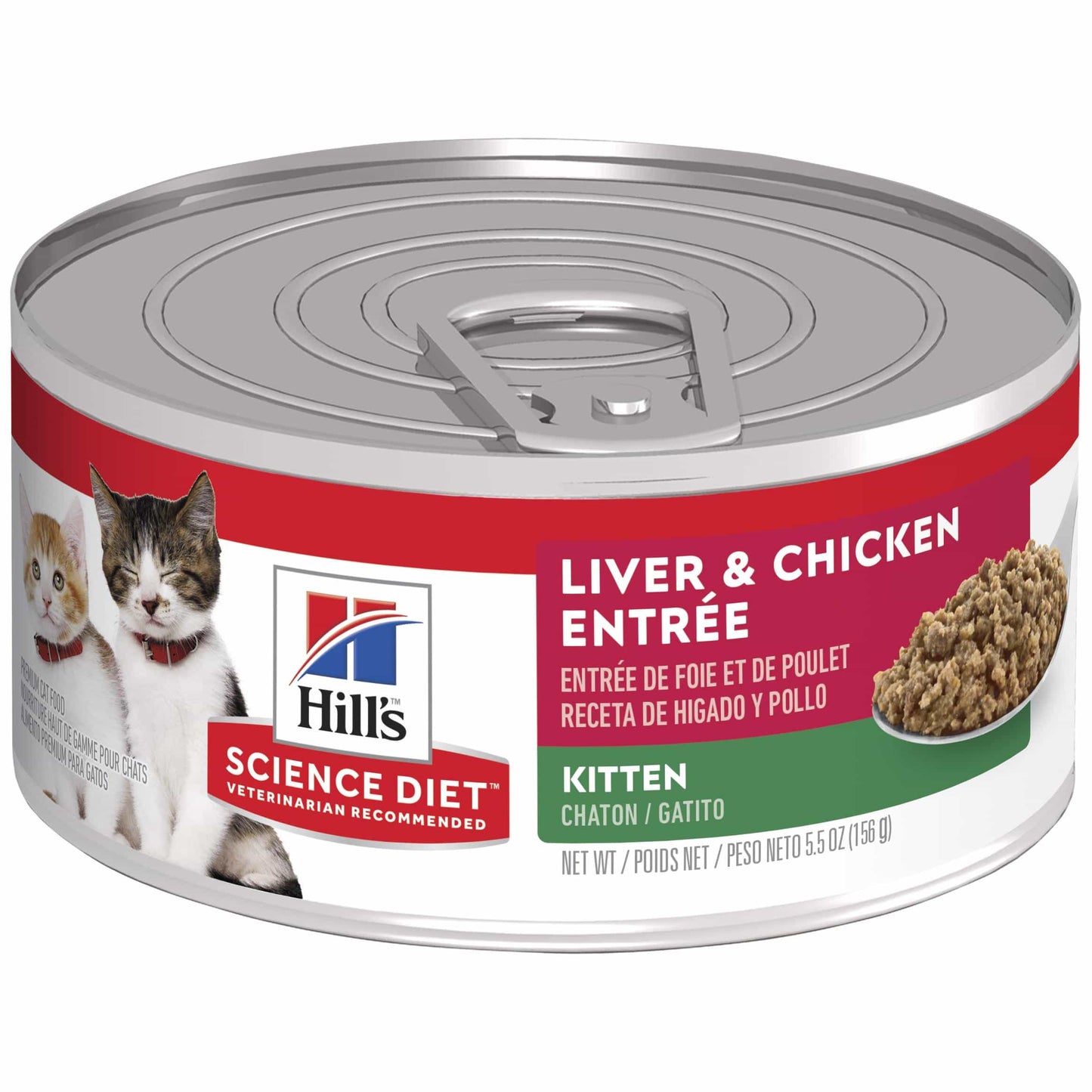 Hill's Science Diet Kitten Liver & Chicken Entree Wet Cat Food- 156g (132617000008) [default_color]