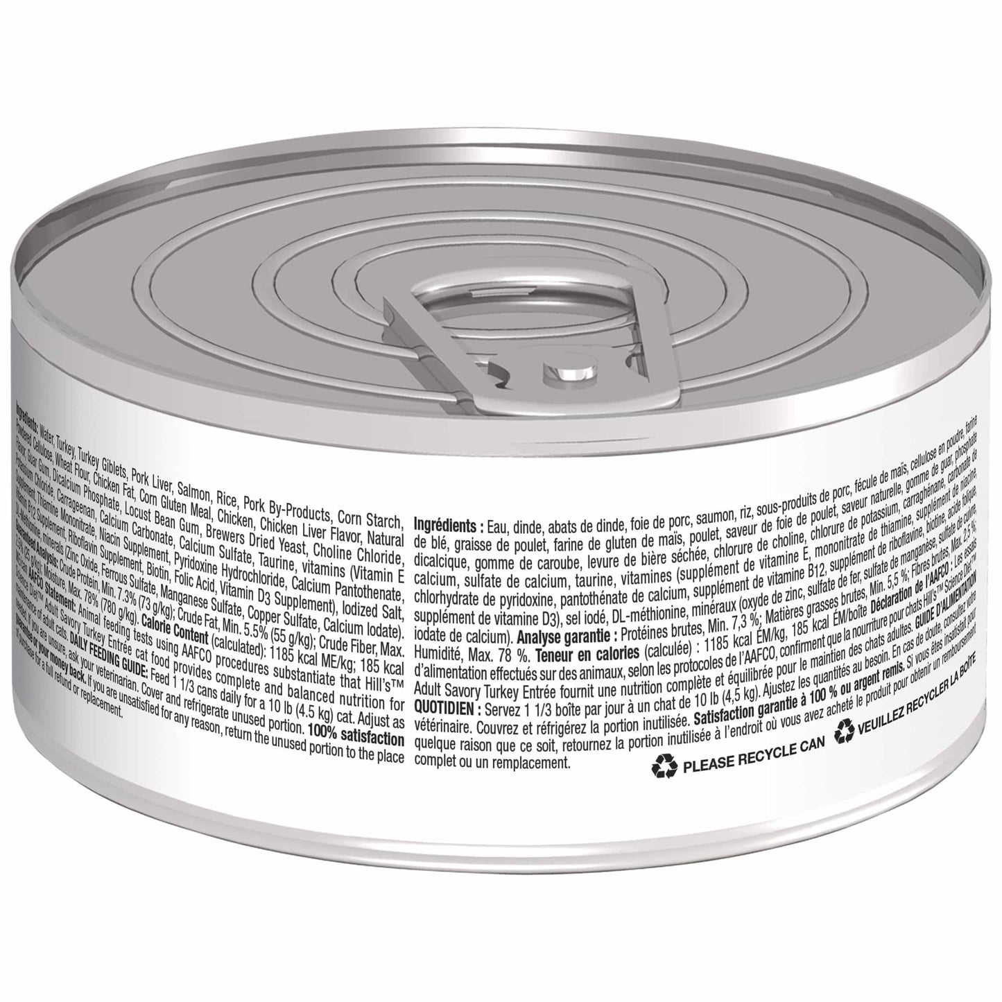 Hill's Science Diet Adult Savory Turkey Entree Wet Cat Food - 156g (132617000013) [default_color]