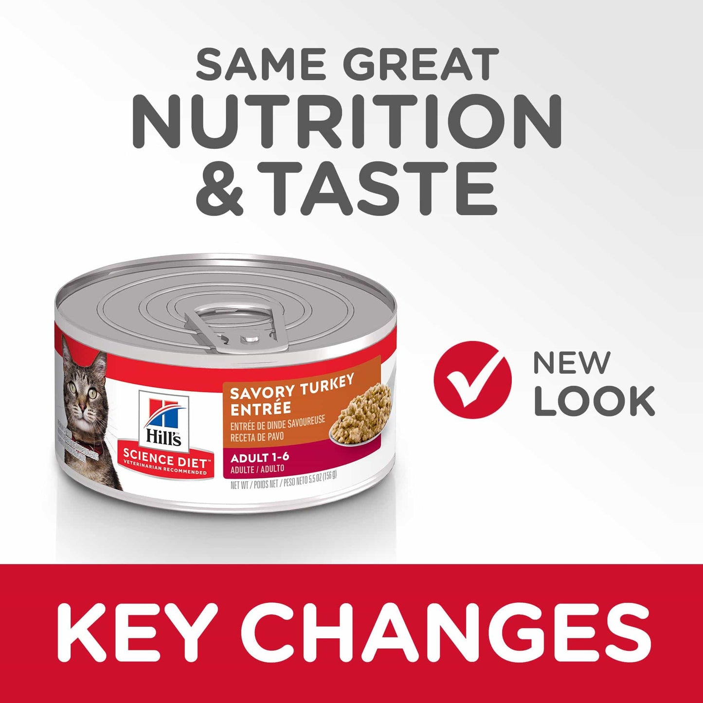 Hill's Science Diet Adult Savory Turkey Entree Wet Cat Food - 156g (132617000013) [default_color]