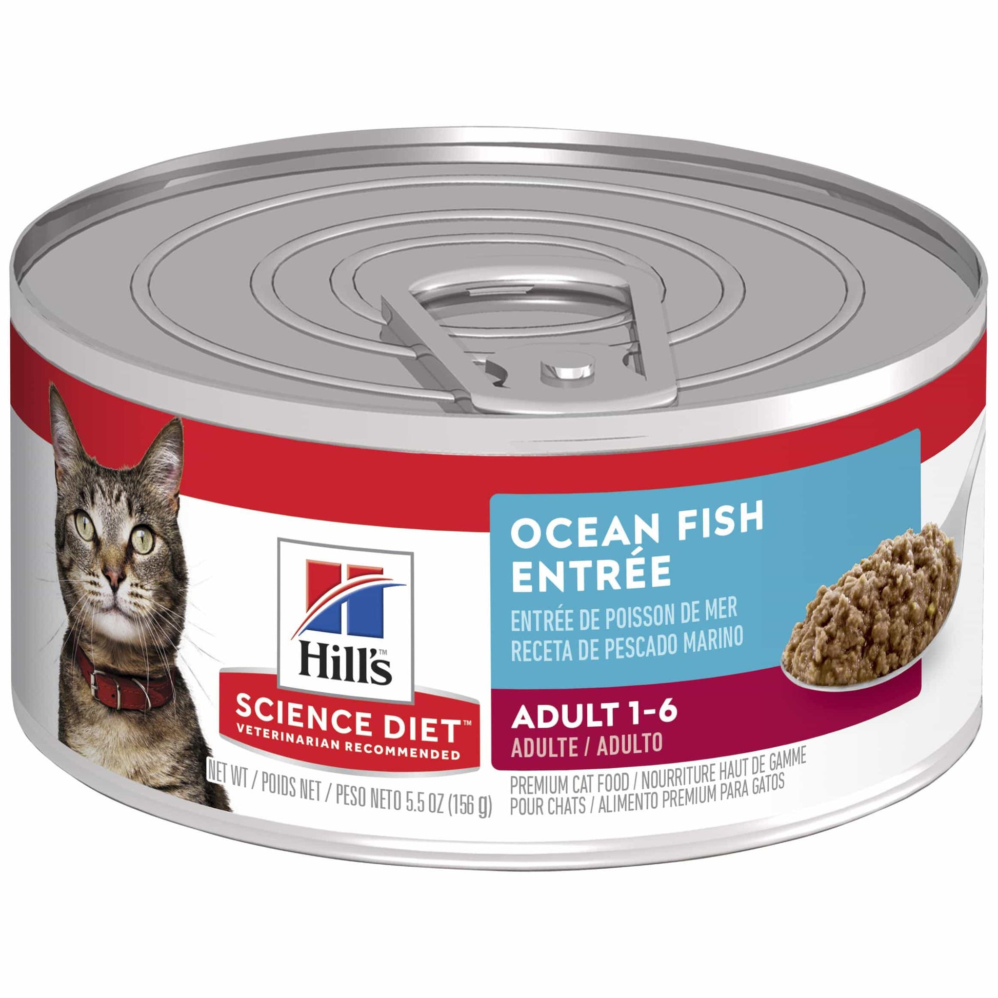 Hill's Science Diet Adult Ocean Fish Entree Wet Cat Food 156g (132617000019) [default_color]