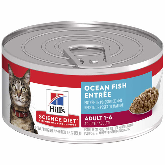 Hill's Science Diet Adult Ocean Fish Entree Wet Cat Food 156g (132617000019) [default_color]
