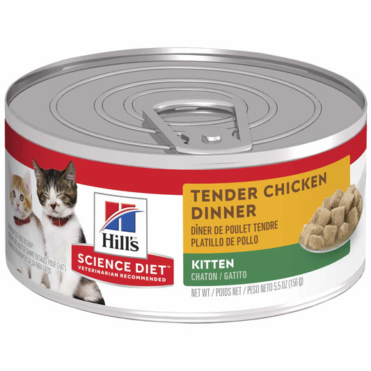 Hill's Science Diet Tender Dinners Kitten Chicken Wet Cat Food (132617000055) [default_color]