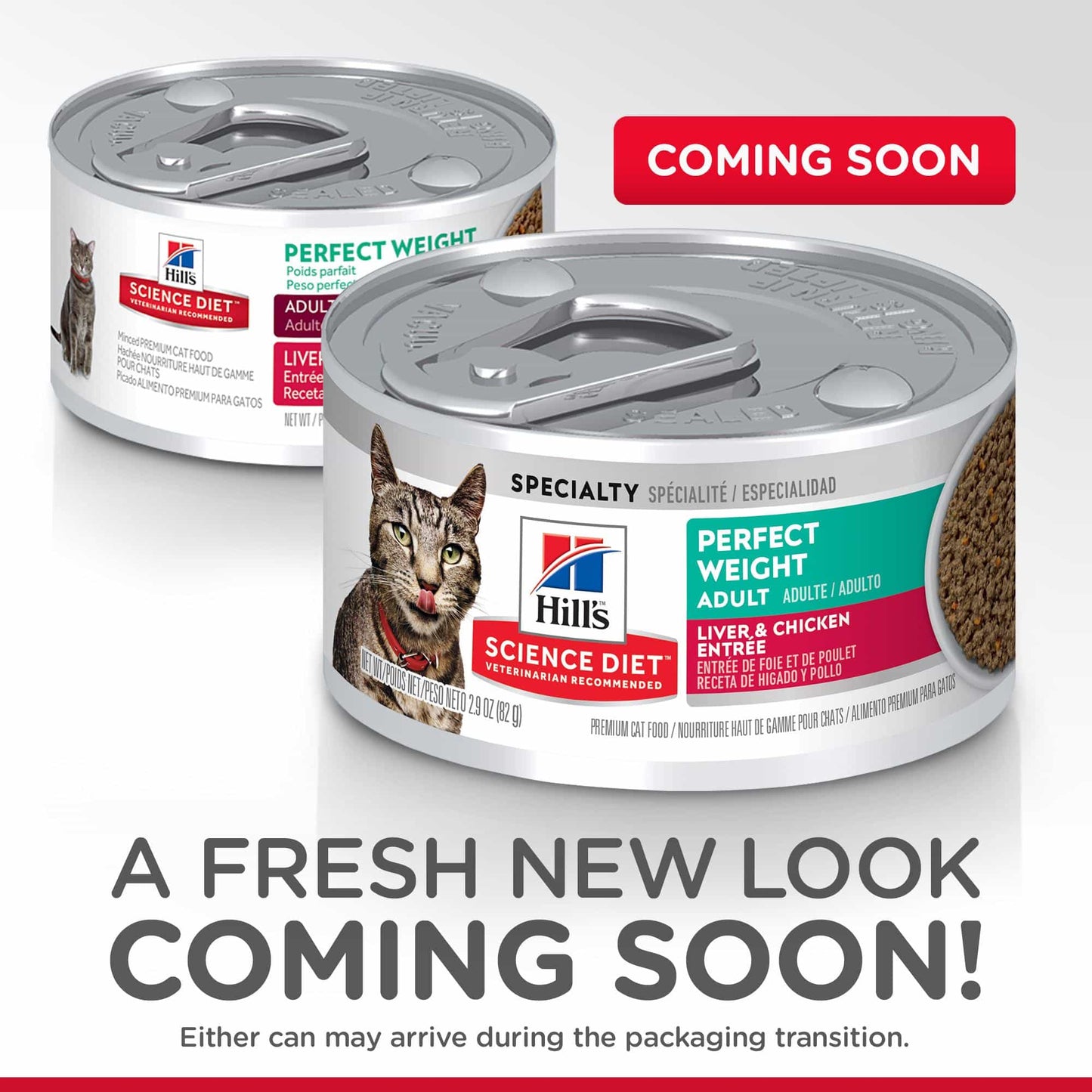 Hill's Science Diet Adult Perfect Weight Liver & Chicken Entree Wet Cat Food - 82g (132617000101) [default_color]