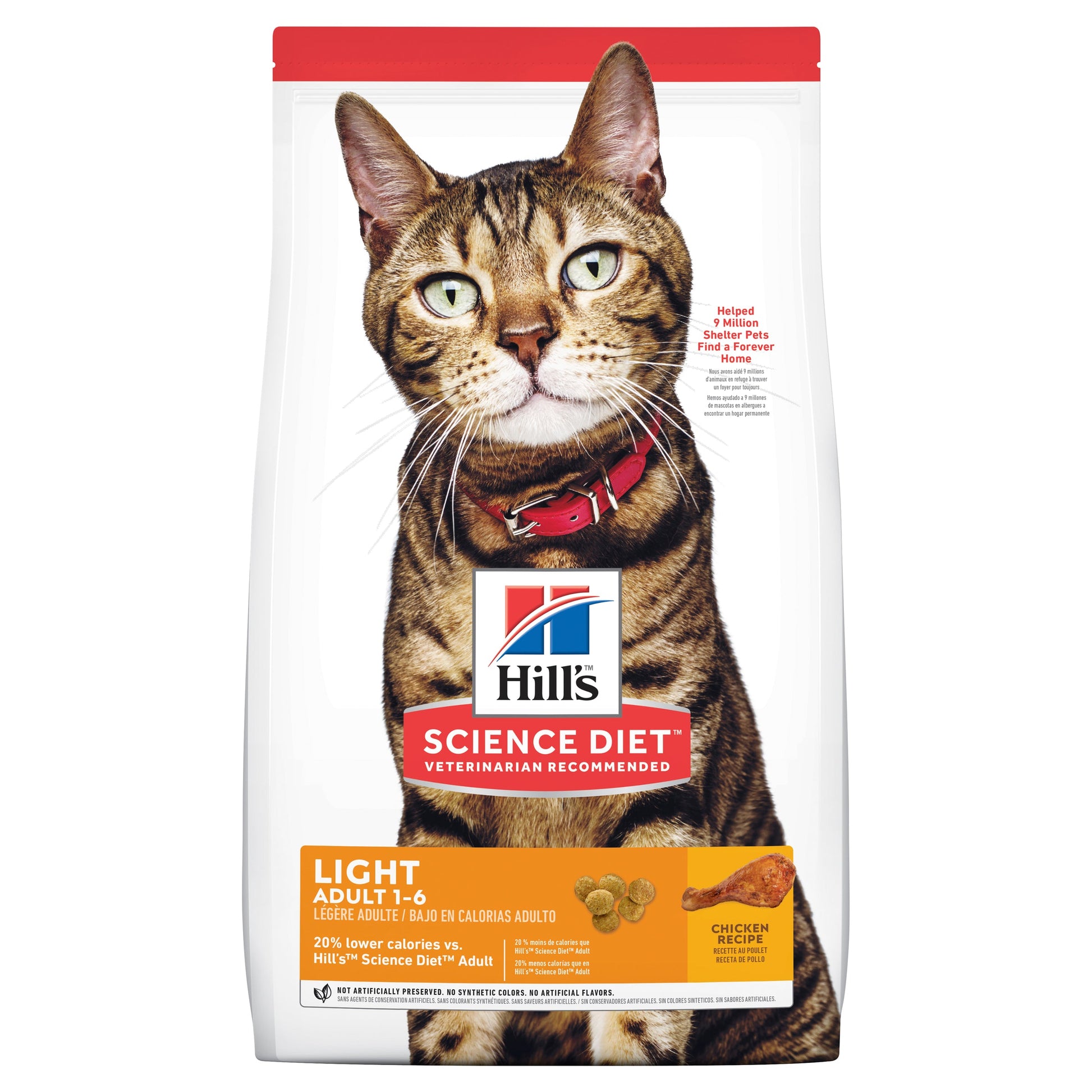 Hill's Science Diet Light Adult Dry Cat Food (132617000125) [default_color]